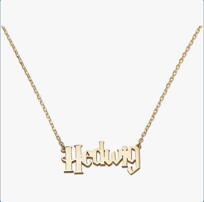SilveristicJewelry Harry Name Necklace, Personalized Name Necklace for Wizard Fans, Magical Custom Name Necklace, Potter Fans, Birthday Gift, Christmas Gift, Name Necklace for Magic Lovers
