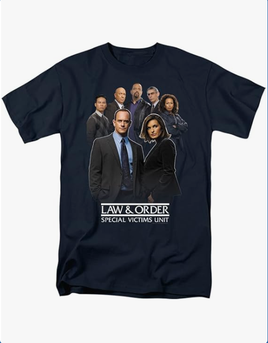Popfunk Classic Law and Order SVU Team Unisex Adult T Shirt