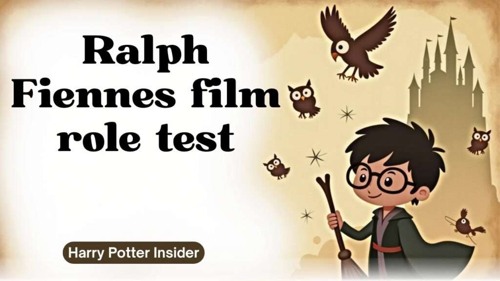 Ralph Fiennes film role test