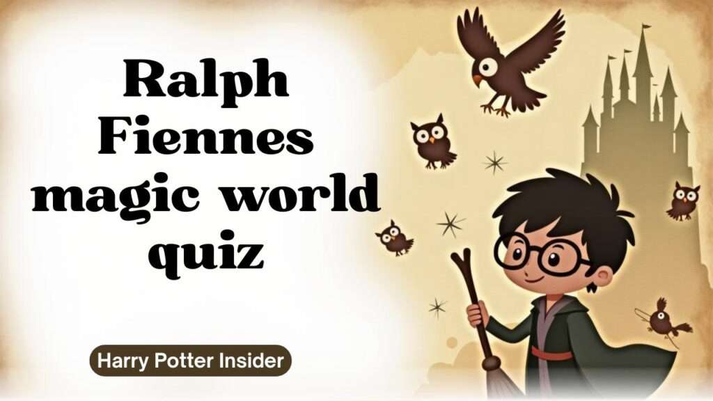 Ralph Fiennes magic world quiz