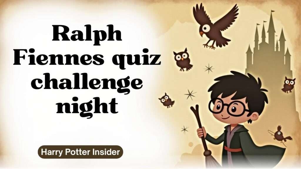 Ralph Fiennes quiz challenge night