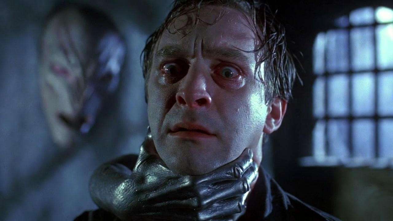 Peter Pettigrew strangled by his own silver hand in Malfoy Manor, Deathly Hallows