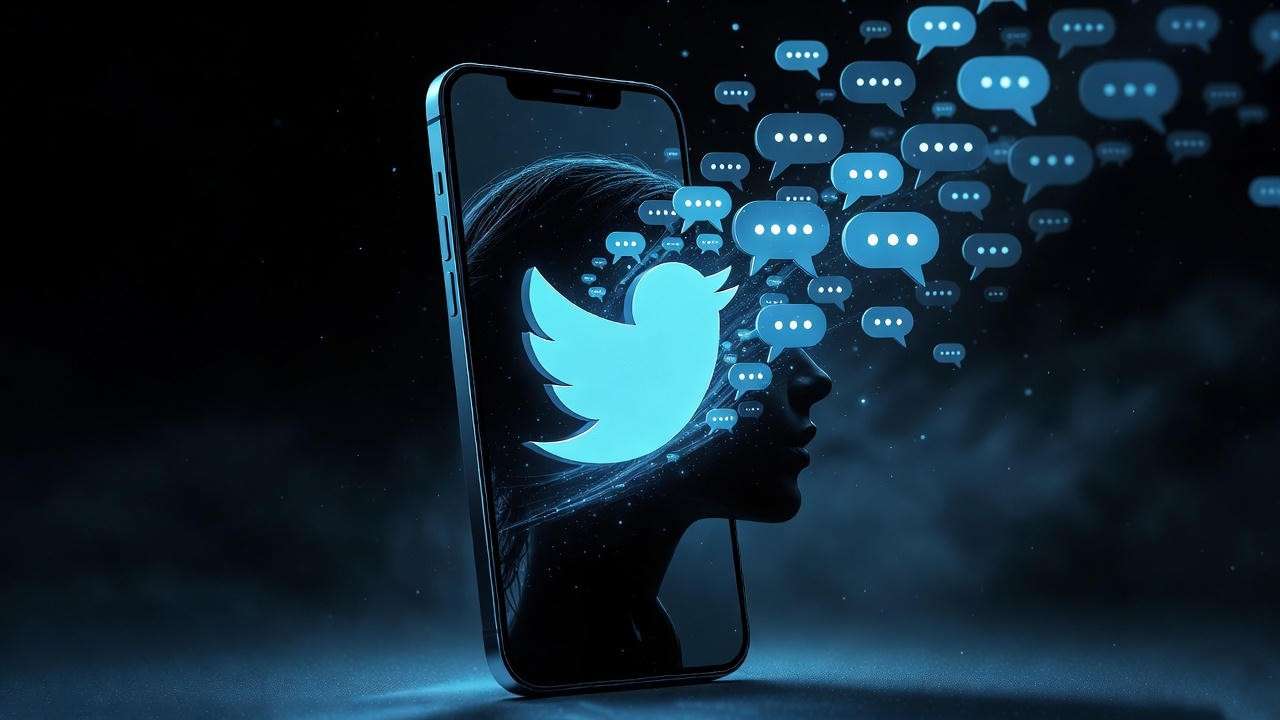 Symbolic representation of JK Rowling’s 2020–2025 social media controversy and free-speech debate