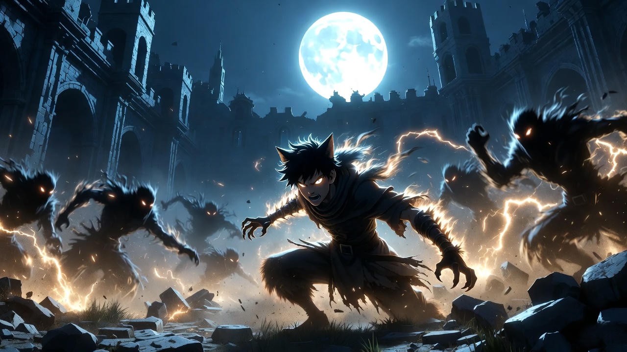 Werewolf Harry fighting in epic fan theory battle scene