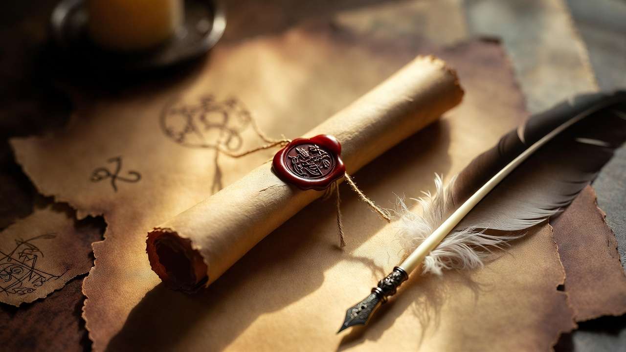 Hogwarts letter style invitation for Harry Potter themed baby shower