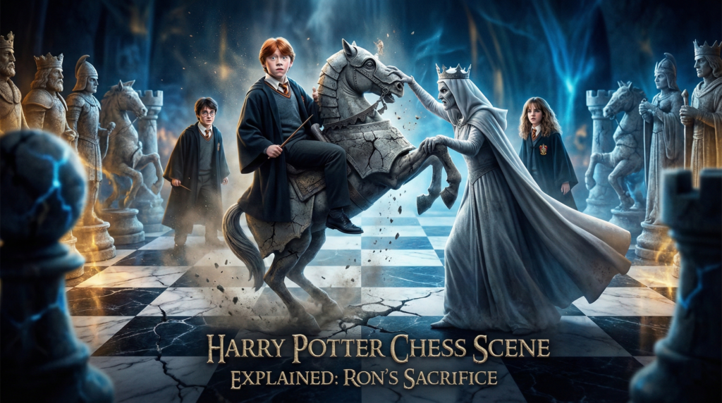 harry potter chess scene