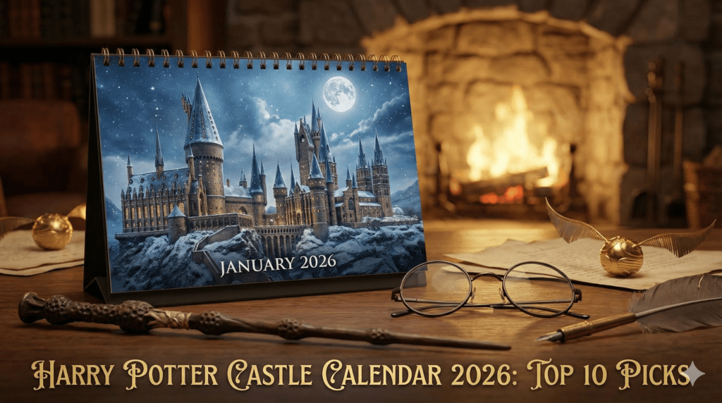 harry potter castle calendar
