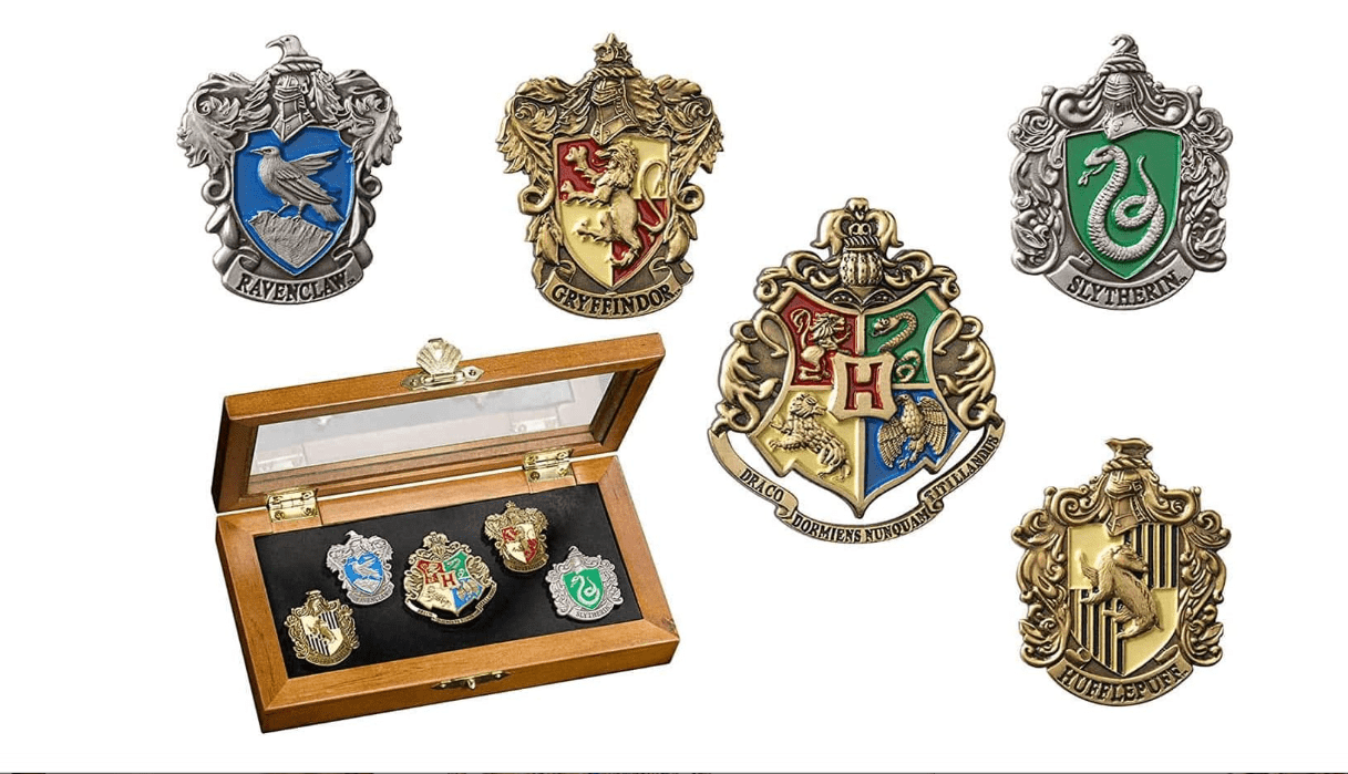 Harry Potter HOGWARTS House Crest Pins