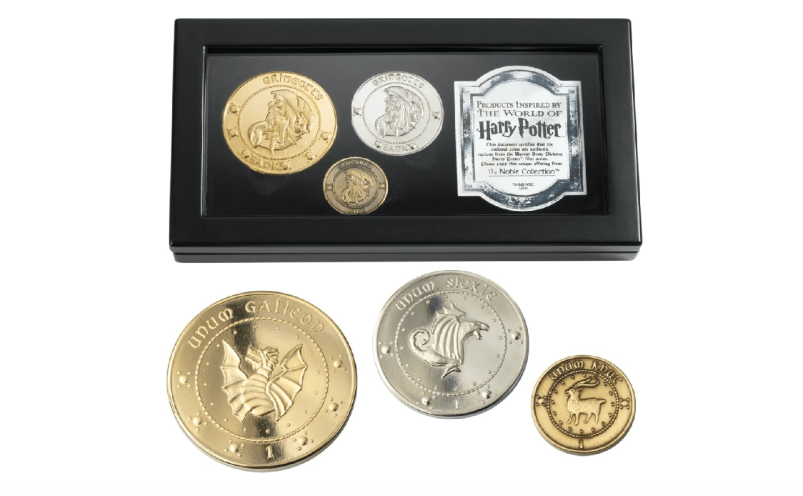 The Noble Collection The Gringotts Bank Coin Collection