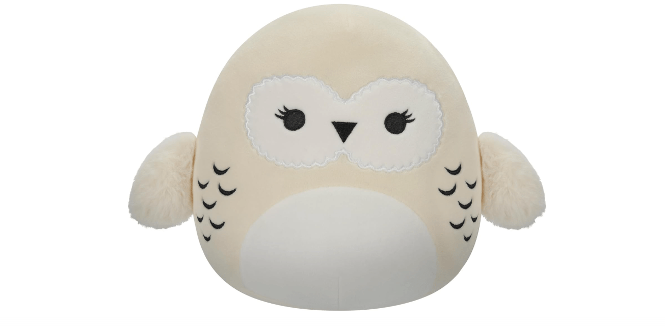 Squishmallows Original Harry Potter 10-Inch Hedwig Plush - Medium-Sized Ultrasoft Official Jazwares Plush