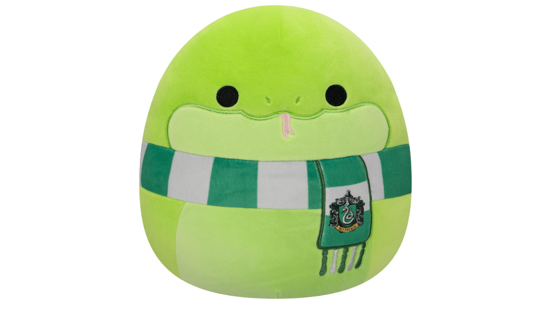 Squishmallows Original Harry Potter 10-Inch Slytherin Snake Plush - Medium-Sized Ultrasoft Official Jazwares Plush