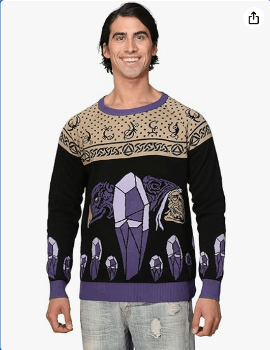 Fun Costumes The Dark Crystal Ugly Christmas Sweater 1X 2X 3X