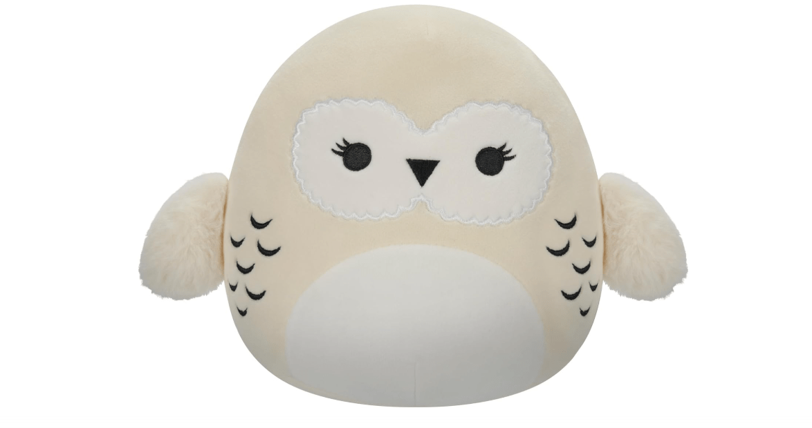 Squishmallows Original Harry Potter 10-Inch Hedwig Plush - Medium-Sized Ultrasoft Official Jazwares Plush