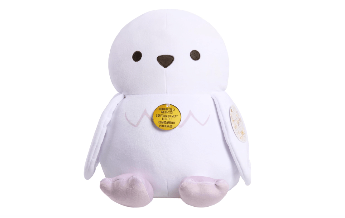 Harry Potter™ Hedwig™ Comfort 2 Pound Weighted Plush, 14-inch Stuffed Animal Owl, Kids Toys for Ages 3 Up by Just Play