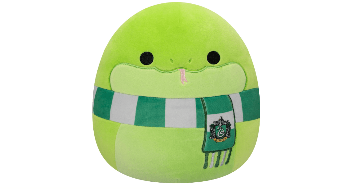 Squishmallows Original Harry Potter 10-Inch Slytherin Snake Plush - Medium-Sized Ultrasoft Official Jazwares Plush