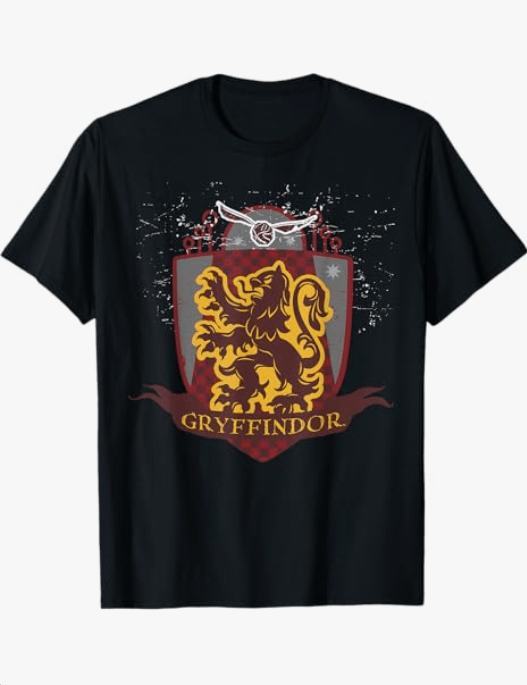 Harry Potter Gryffindor Quidditch Shield T-Shirt