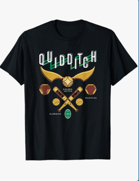 Harry Potter Quidditch Equipment Logo T-Shirt