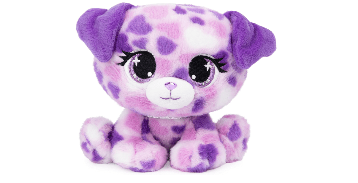 GUND P.Lushes Pets Gem Stars Collection, Callie La’Pooch Puppy Stuffed Animal, Purple/Pink, 6”
