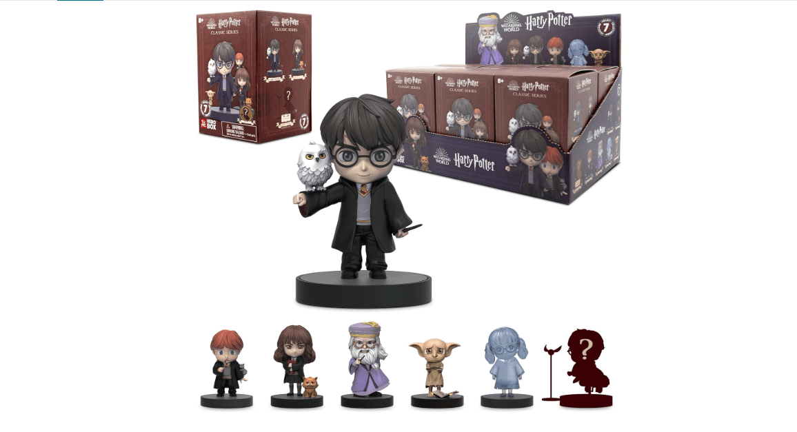 YuMe Harry Potter Hero Box – 6 Pack Blind Box Figurines | 3” Mystery Collectible Toys Featuring Harry, Ron, Dobby & More – Official Licensed Gift Set... 