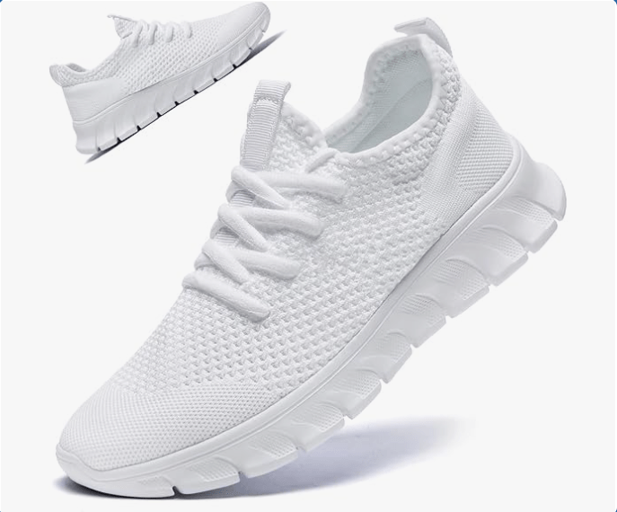 RJYWGS Running Shoes for Men Womens Walking Tennis Gym Sneakers Slip On Comfortable Lightweight Athletic Workout Fashion Sports Shoes
