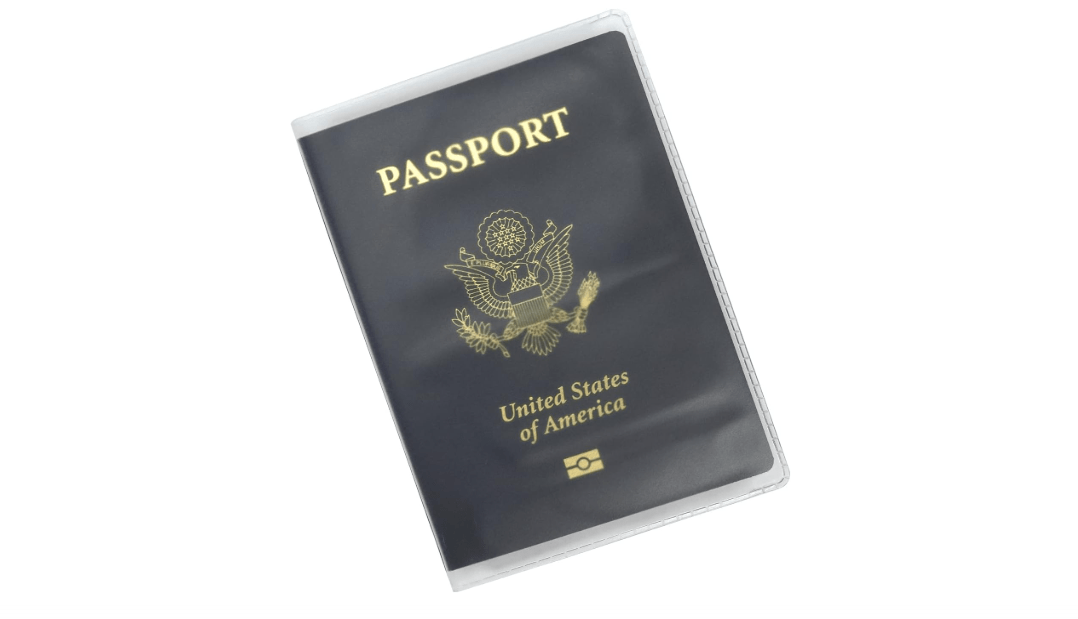 Frosted Passport Cover Plastic Passport Protector Vinyl ID Card Protector Case Holder Travel Pack of 6