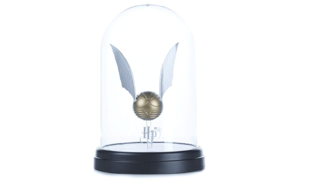 Harry Potter Levitating Golden Snitch Light, Touch Activated Desk Lamp Accessories, Officially Licensed Harry Potter Decor Gifts & Collectibles