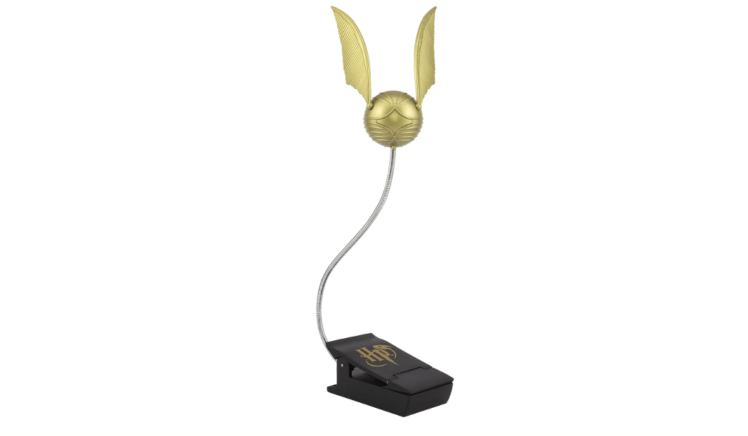 Paladone Golden Snitch Harry Potter Themed Reading Light with Lumi Clip | Battery Powered
