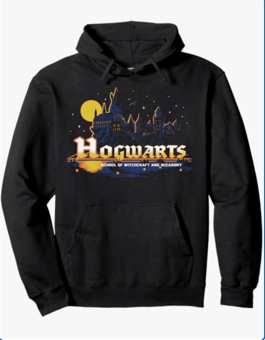 Harry Potter Hogwarts Moonlight Portrait Pullover Hoodie
