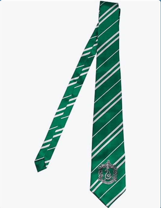 Harry Potter Necktie Costume Accessory, Movie Quality Hogwarts House Themed Character Dress Up Tie for Adults
