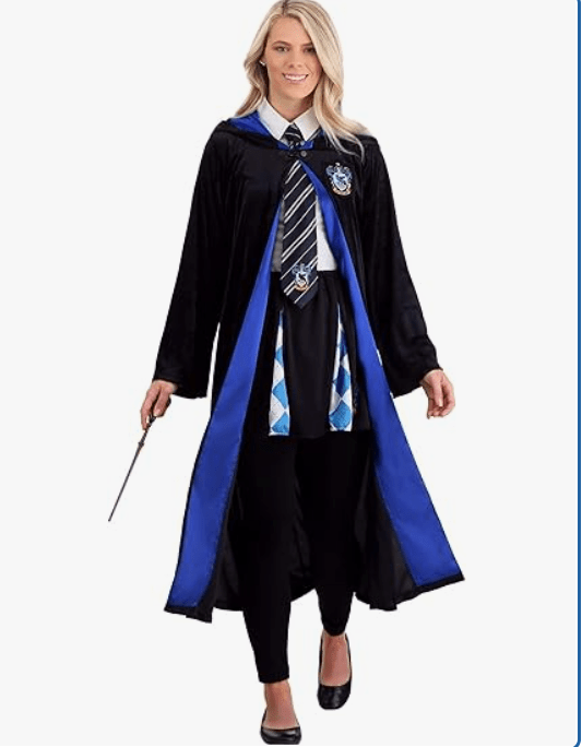 Deluxe Harry Potter Gryffindor Robe Costume for Adults ? Movie Quality Wizarding World Hogwarts House Themed Robes
