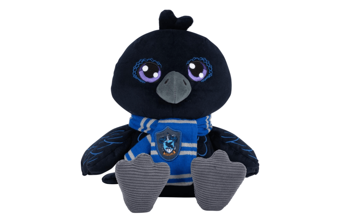 Warner Bros. Discovery Harry Potter 10-Inch Ravenclaw Raven Plush - Super-soft and Huggable Plush Toy - Official Licensed Jazwares Plush - All Ages