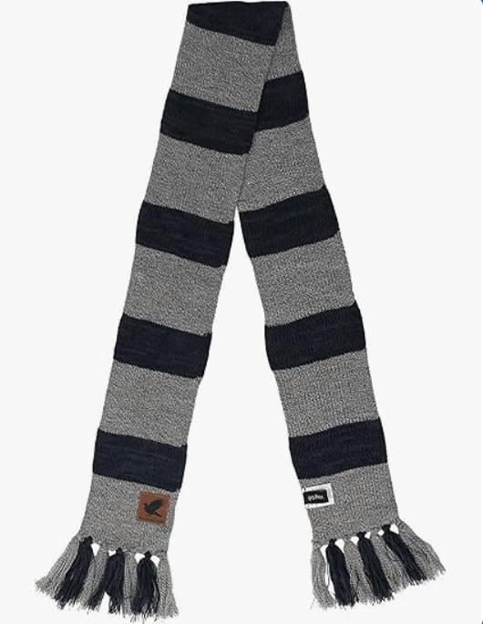 elope Striped Harry Potter Vintage Hogwarts Ravenclaw Scarf - Standard - Gray
