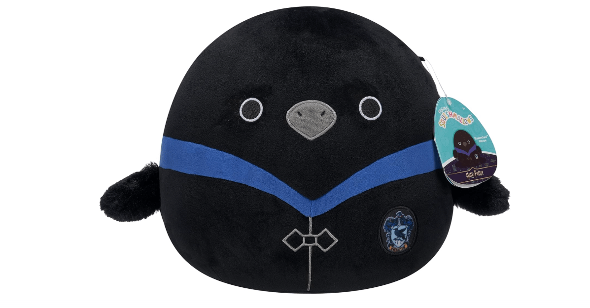 Squishmallows Original “Harry Potter” 10in Ravenclaw Raven in Hogwarts Robe Plush - Ultrasoft Official Jazwares Plush (Medium-Sized) 