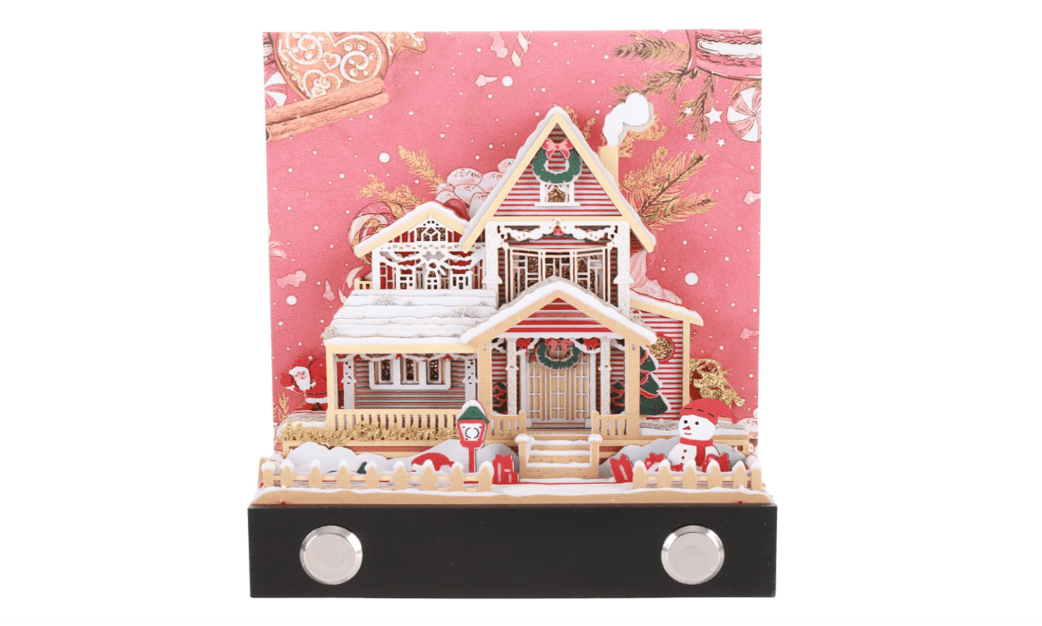 3D Memo Pad 3D Calendar 2025 Hand Torn Construction Paper Sculpture Artwork,Exquisite Creative Non-Stick Sticky Note DIY Post Notes, Cards for Office Home...
