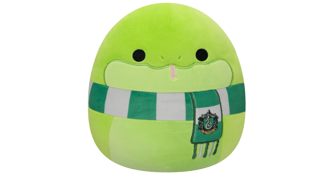 Squishmallows Original Harry Potter 10-Inch Slytherin Snake Plush - Medium-Sized Ultrasoft Official Jazwares Plush 