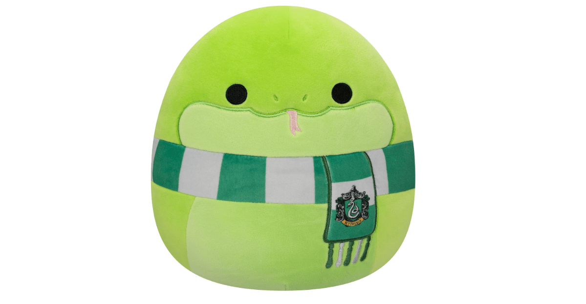 Squishmallows Original Harry Potter 10-Inch Slytherin Snake Plush - Medium-Sized Ultrasoft Official Jazwares Plush
