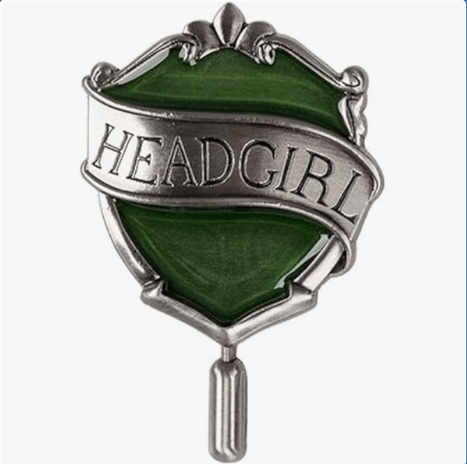 Wizarding World of Harry Potter Slytherin House Head Girl Metal Trading Pin
