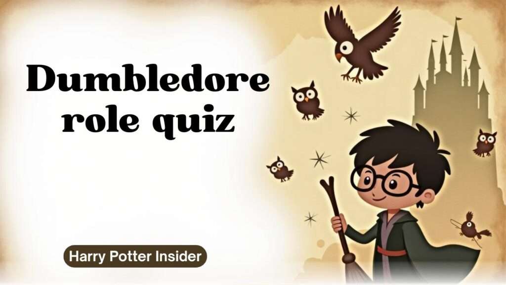 Dumbledore role quiz