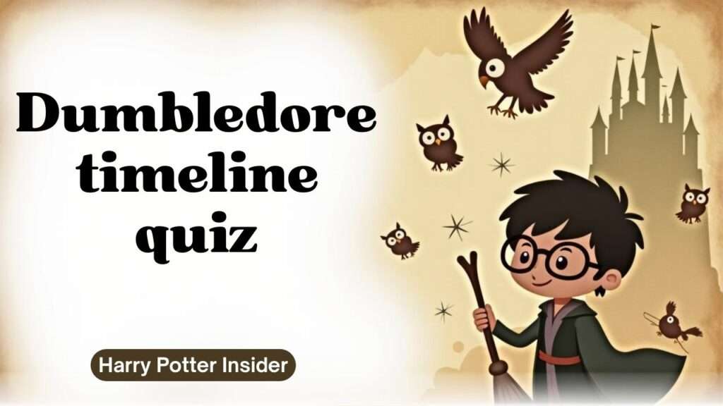 Dumbledore timeline quiz