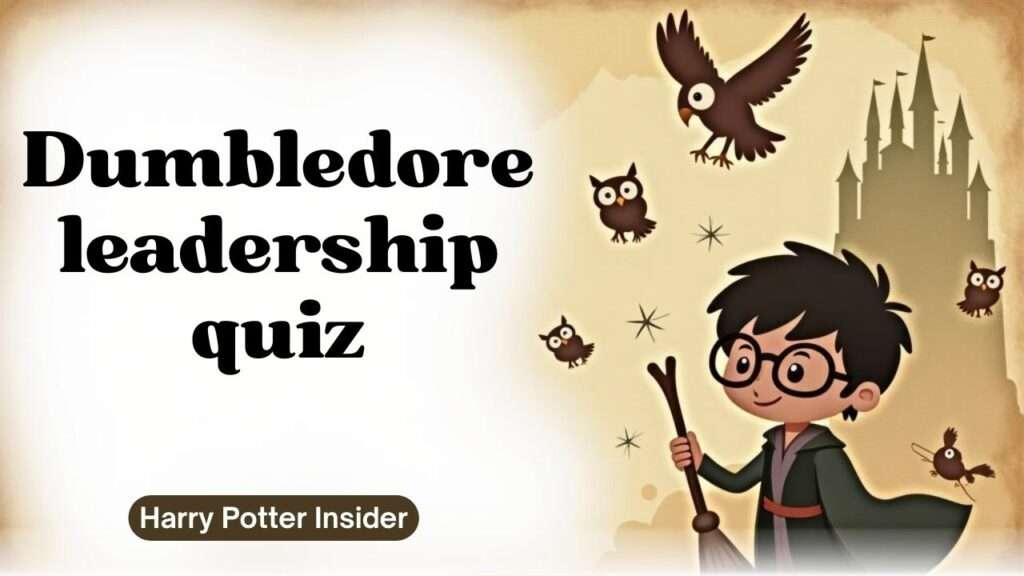 Dumbledore leadership quiz