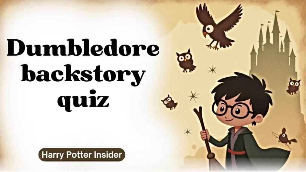 Dumbledore backstory quiz