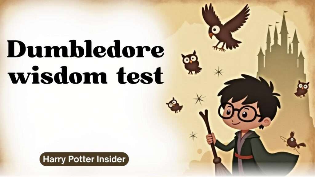 Dumbledore wisdom test