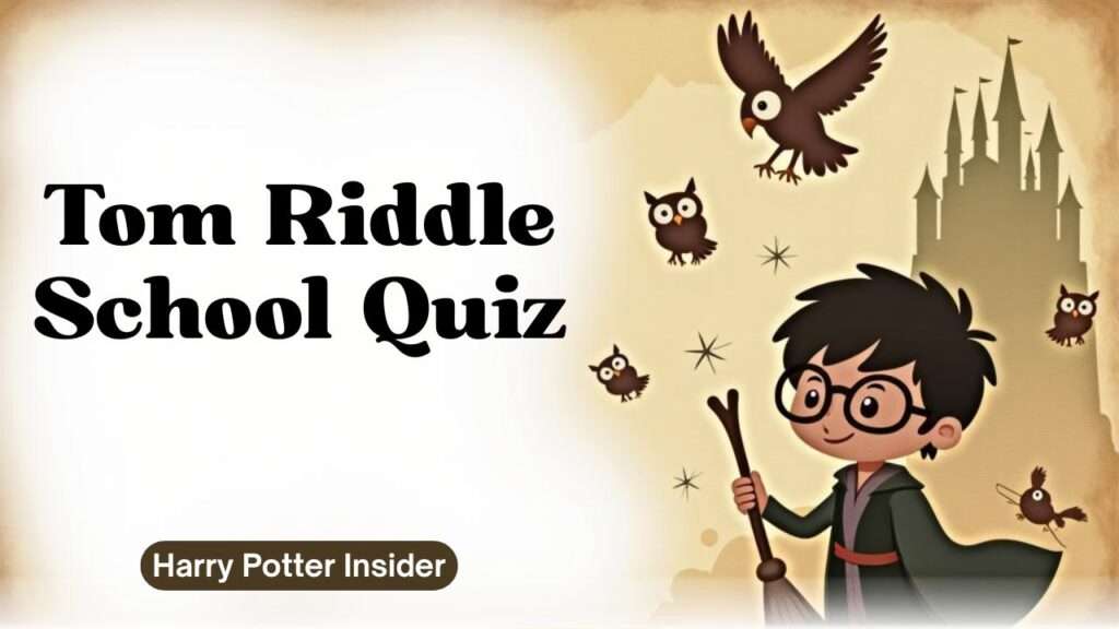 Tom Riddle School Quiz