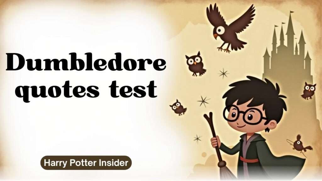 Dumbledore quotes test