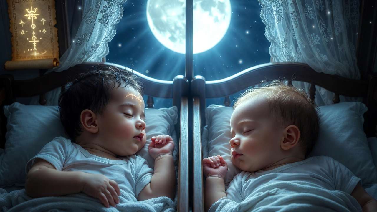 Harry Potter and Neville Longbottom as babies – the two children of the prophecy