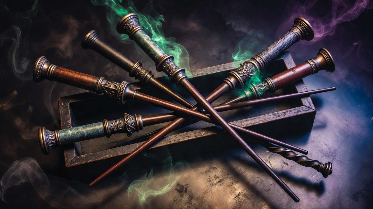 Harry Potter magic wands replica collection Walmart collectibles