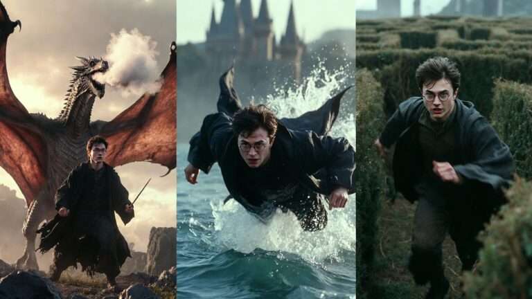Triwizard Scene Harry Potter in the Triwizard Tournament: Survival Guide