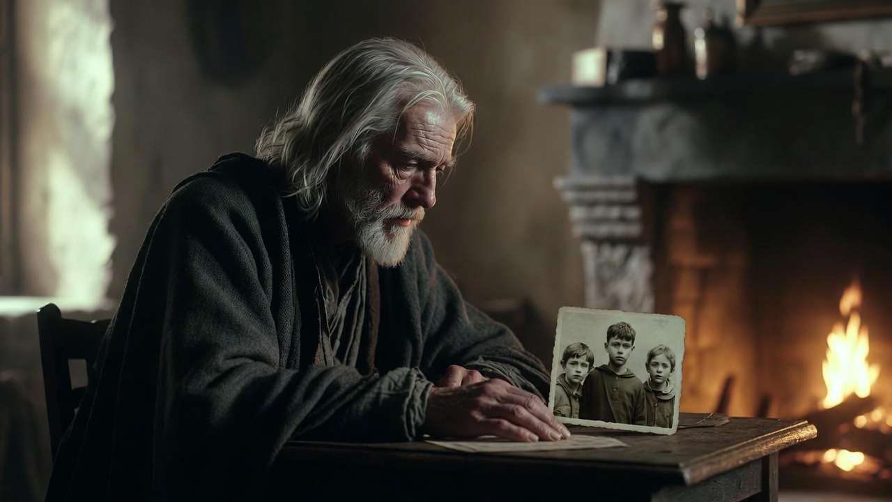 Aberforth Dumbledore reflecting on family tragedy and forgiveness