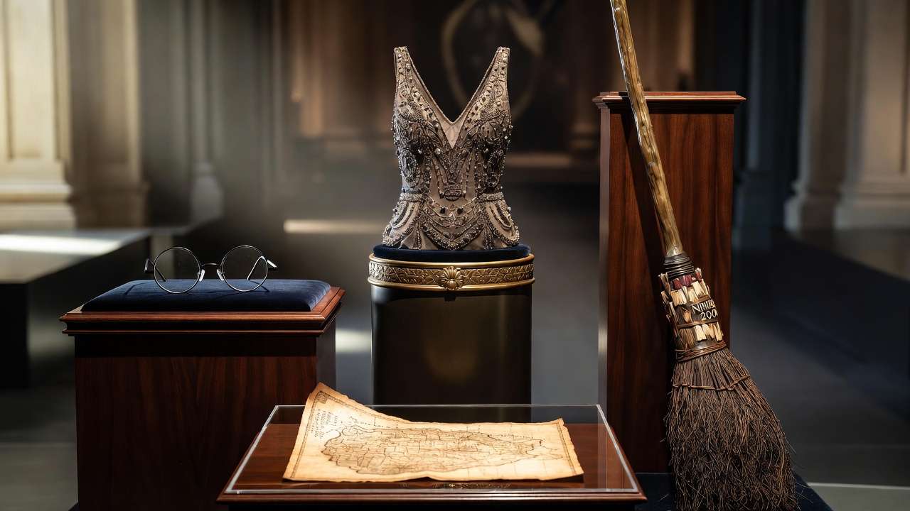 Authentic Harry Potter film costumes and props from the Boston exhibition
