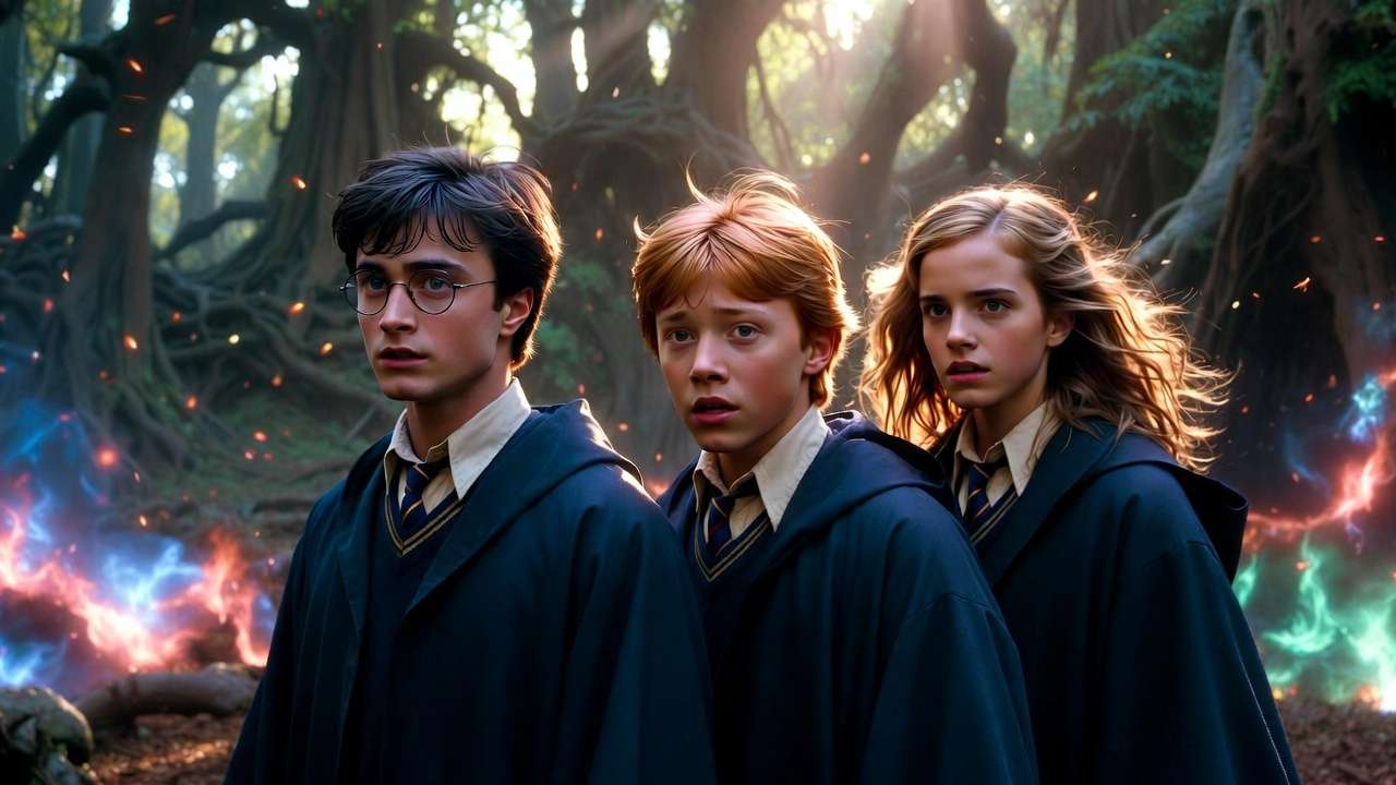 Harry Ron Hermione Power Trio friendship trope Harry Potter
